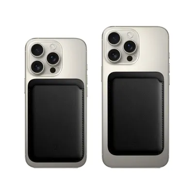 Produktbild von alkaya. Handy Kartenhalterung, Kartenetui, Kartenfach, kompatibel mit MagSafe Card Holder Schwarz