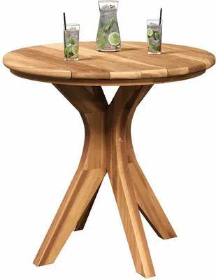 Produktbild von "2026 Aktion"Esstisch/Outdoor Tisch - Beistelltisch - moderne Design - Balkontisch - Braun 55x55x51 cm Massivholz Teak DEMöbel 8852505