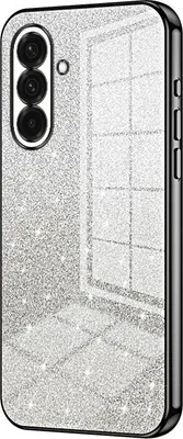 Produktbild von Glitzer Hülle für Samsung Galaxy A36 - Phonesta Crystal Sparkle Silikon Back Cover - Schwarz