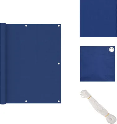 Produktbild von vidaXL Balkon-Sichtschutz Blau 120x600 cm Oxford-Gewebe -  Sonnenschirme & Sonnenschutze