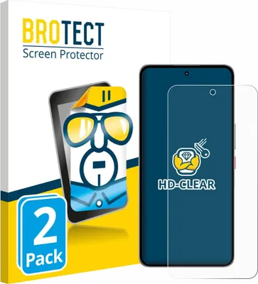 Produktbild von 2x Für Nubia Neo 3 GT 5G Schutzfolie BROTECT Displayschutz Display Schutz Folie Klar Transparent