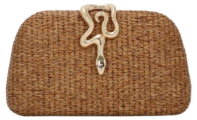 Immagine prodotto di Solidchoice - Pochette intrecciata in paglia, ideale per le feste estive