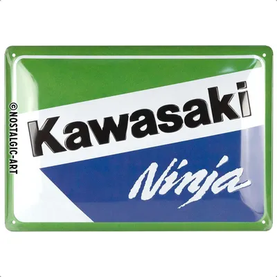 Produktbild von Nostalgic-Art - Blechschild 20 x 30cm - Kawasaki – Ninja
