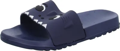 Produktbild von Badelatsche aus Synthetik in Blau, sehr leicht, wasserabweisend und ohne Verschluss