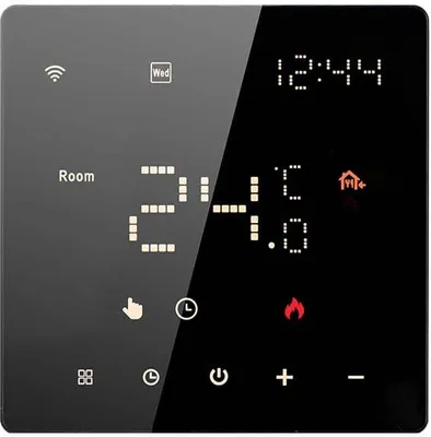 Immagine prodotto di Termostato ambiente WiFi BOT Tuya 16A nero