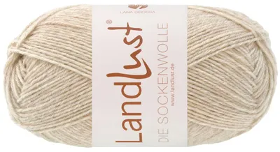 Produktbild von Lana Grossa - Landlust die Sockenwolle 50g Mélange 1608 natur meliert