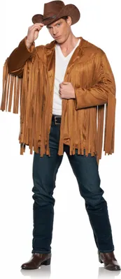 Produktbild von Western Jacke mit Fransen für Cowboy Kostüme Größe: XXL