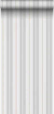 Produktbild von Sanders & Sanders Tapete Streifen Grün und Grau 53 cm x 10.05 m