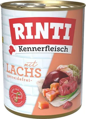 Produktbild von Rinti Kennerfleisch Lachs – Premium Nassfutter 800 g
