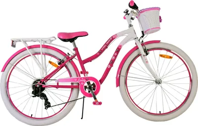 Produktbild von Volare Lovely Kinderfahrrad - Mädchen - 26 Zoll - Rosa - 7 Gänge