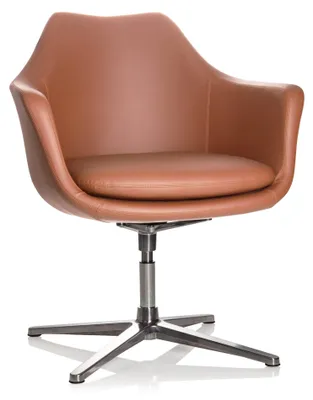 Produktbild von hjh OFFICE Loungesessel ARTEMIA Kunstleder Sessel Relaxsessel gepolstert