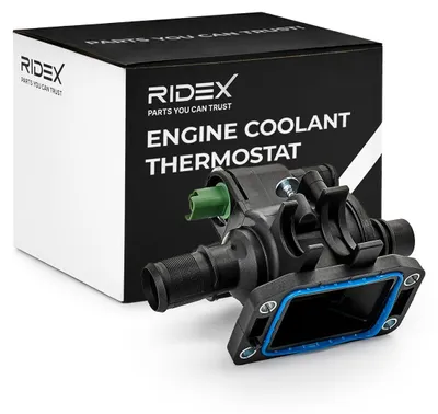 Produktbild von RIDEX Thermostat Kühlmittel 83°C für FORD Fiesta Mk6 Schrägheck (JA8, JR8) Fiesta Mk5 Schrägheck (JH1, JD1, JH3, JD3) passend für PEUGEOT 207 (WA, WC)