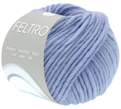 Produktbild von Lana Grossa FELTRO UNI 50 g moderne Filzwolle in 51 Farben 50 m Filzgarn Farbe 108 - Lavendel