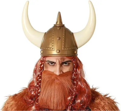 Produktbild von Atosa Wikingerhelm Golden  Golden One Size