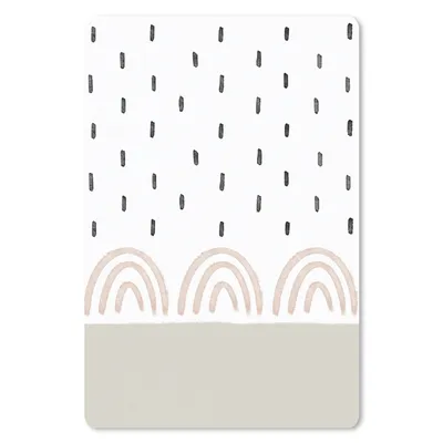 Produktbild von MuchoWow® Mauspad Mousepad Regenbogen - Pastell - Regen 40x60 cm - Mousepads - Maus Mat - Pad - Mausunterlage - Schreibtisch Accesoire