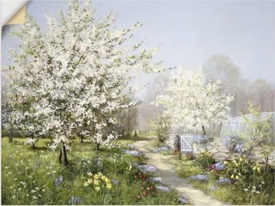Produktbild von ARTland Wandbild, selbstklebend Frühlingsblüten Größe: 60x45 cm