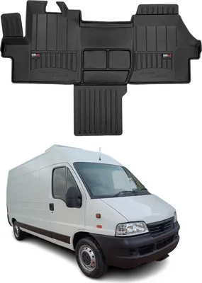 Zdjęcie produktu dla 2006-2020 Fiat Ducato dywaniki podłogowe TPE czarne 1 szt