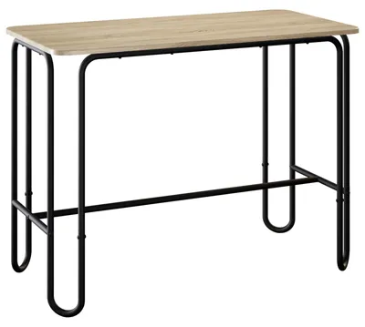 Image de Table de salle à manger, dimensions 100 x 50 x 75 cm, en panneaux de particules, imitation chêne Sonoma