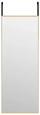 Image de vidaXL Miroir de porte Golden 30x80 cm verre et aluminium