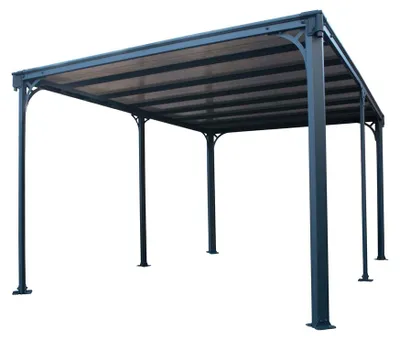 Produktbild von Palram - Canopia Aluminium Pavillon Milano 4300 Anthrazit 309x426x226 cm