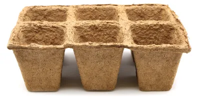 Artikelbild 13 von '6 x 6 cm Anzuchttopf quadratisch auf Holzfaser Basis'