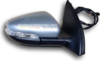 Produktbild von Außenspiegel Spiegel rechts elektrisch für VW GOLF VI 5K 2008 - silber LA7W