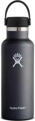 Produktbild von Hydro Flask Wide Mouth, 532 ml, Tägliche Nutzung, Schwarz, Edelstahl, Junge/Mädchen, 24 h
