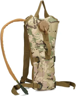 Image de Sac à dos d'hydratation avec poche à eau de 3 litres, léger, idéal pour la randonnée, le vélo et l'escalade