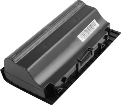 Image de Avizar, Batterie Li-Ion 14.8V 5200mAh de rechange pour ordinateur portable ASUS G75 A42-G75, noir