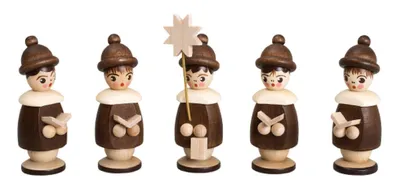Obrázok produktu pre Miniatúrne figúrky 5 Kurrende figúrky prírodné výška 5cm NOVINKA