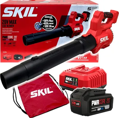 Image de Souffleur à feuilles sans fil Skil 20 V 0331 AA (1 batterie de 4,0 Ah, carton)
