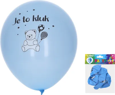Produktbild von Aufblasbarer Ball 30 cm – 5er-Set, Junge