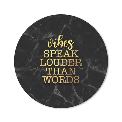 Produktbild von MuchoWow® Mauspad Mousepad Zitat - Sprichwörter - Gold - Marmor 30x30 cm - Mousepads - Maus Mat - Pad - Mausunterlage - Tischunterlage - Schreibtischmatten