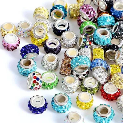 Immagine prodotto di Set di cristalli, 100 pezzi, 12 mm, effetto strass, colorati