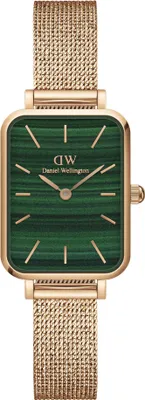 Produktbild von Daniel Wellington Damenuhr Daniel Wellington Quadro Pressed Melrose 20 Damenuhr DW-DW00100437