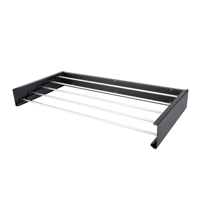 Produktbild von Wandkleiderständer 400 | Wandtrockner - platzsparend & ausziehbar | 80 cm x 40 cm x 10,5 cm | Kleiderwäschetrockner für trocknen ohne Strom, für Innen