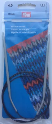 Produktbild von Rundstricknadel 4,00 mm 100 cm grau