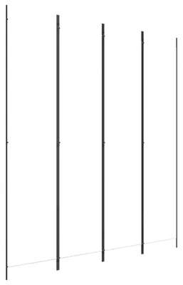 Produktbild von vidaXL 4-tlg. Paravent Weiß 200x220 cm Stoff