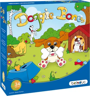 Produktbild von Doggie Bones Hundespiel – Unterhaltung für