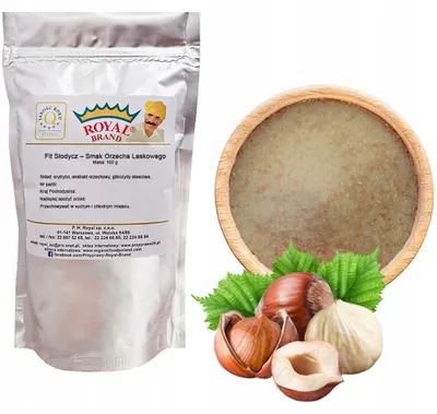 Immagine prodotto di Fit Sweetness Nocciole - Dolcificante naturale adatto alla dieta chetogenica - 100 g - Royal Brand