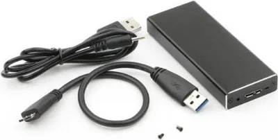 Immagine prodotto di CoreParts MSUB2340 Contenitore per unità di archiviazione SSD nero (MSUB2340)