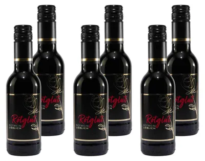 Produktbild von Rotglut Mazedonischer Rotwein -lieblich- (12 x 0,25L)