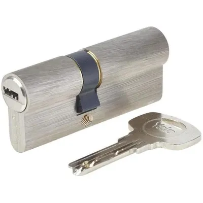 Zdjęcie produktu dla Wkładka bębenkowa - YALE - YC1000+ - podwójny zamek - 30 x 40 mm - 6 bolców - 4 klucze dwustronne - niklowana