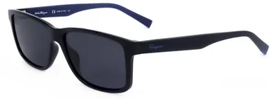Produktbild von Ferragamo SF938S Black/blue 57/15/150 Herren Sonnenbrillen