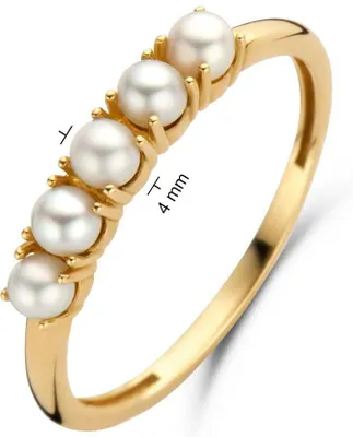 Produktbild von Jackie Gold JKR22.220 Damenring, Ringgröße:54