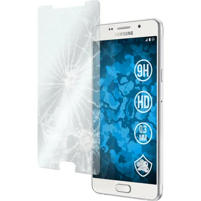 Produktbild von 1er-Pack PhoneNatic Glas-Folie klar  kompatibel mit Samsung Galaxy A5 (2016) A510 - Panzerglas für Galaxy A5 (2016) A510