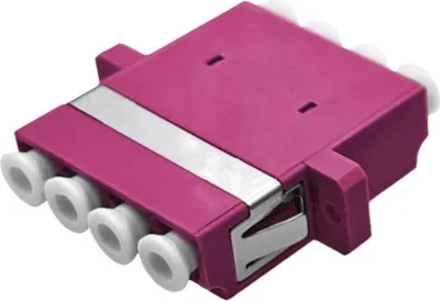 Productafbeelding van ALANTEC OM4 LC Quad Multimode vezeloptiekadapter