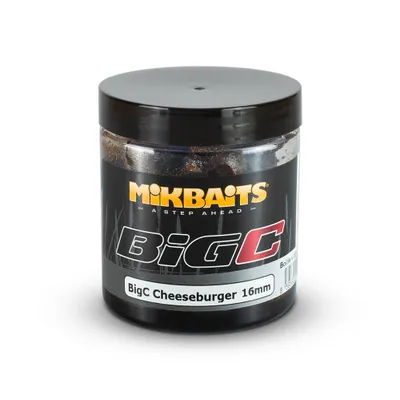 Obrázok produktu pre Mikbaits boilie v dipe BigC Cheeseburger 250ml M10010