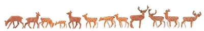Produktbild von Faller 151906 - 1/87 / H0 Figurenset Damhirsche, Rotwild - Neu