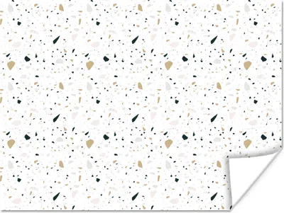 Produktbild von MuchoWow® Poster Muster - Terazzo - Textur 120x90 cm - Wandbild
